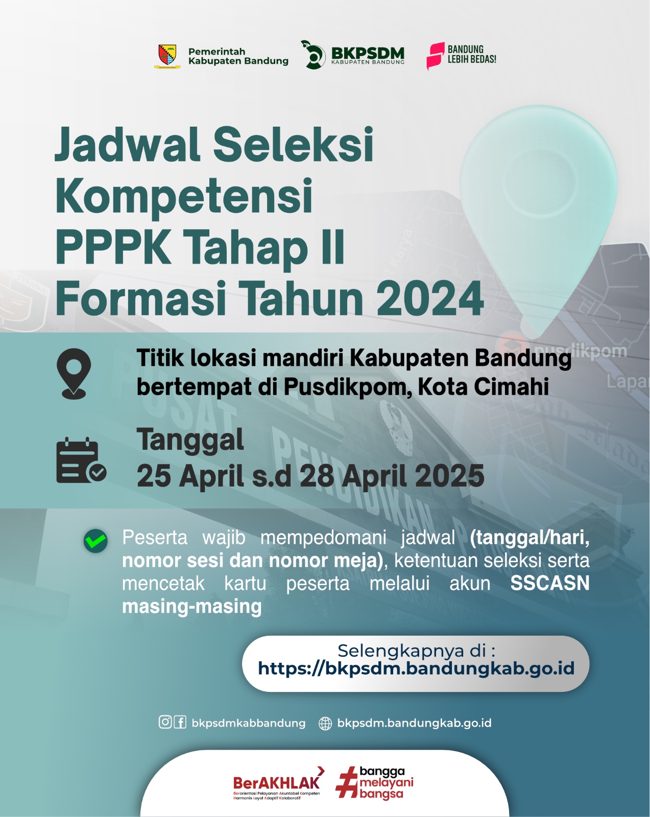 Pengumuman Jadwal Pelaksanaan Seleksi Kompetensi Pengadaan Pegawai Pemerintah Dengan Perjanjian Kerja (PPPK) Bagi Pelamar Tenaga Non ASN Yang Aktif Bekerja Di Instansi Pemerintah (Termasuk Lulusan PPG Untuk Formasi Guru Di Instansi Daerah)